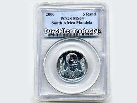 ## 2000 Mandela R5 Smiley ## MS64 PCGS GRADED ##