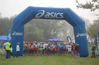 The start of the 42km