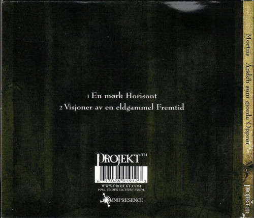 Mortiis - Ånden Som Gjorde Opprør (Digipak)