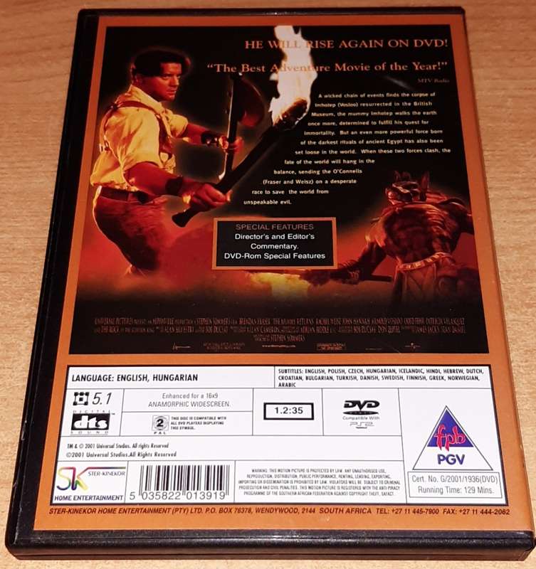 The Mummy Returns (DVD)