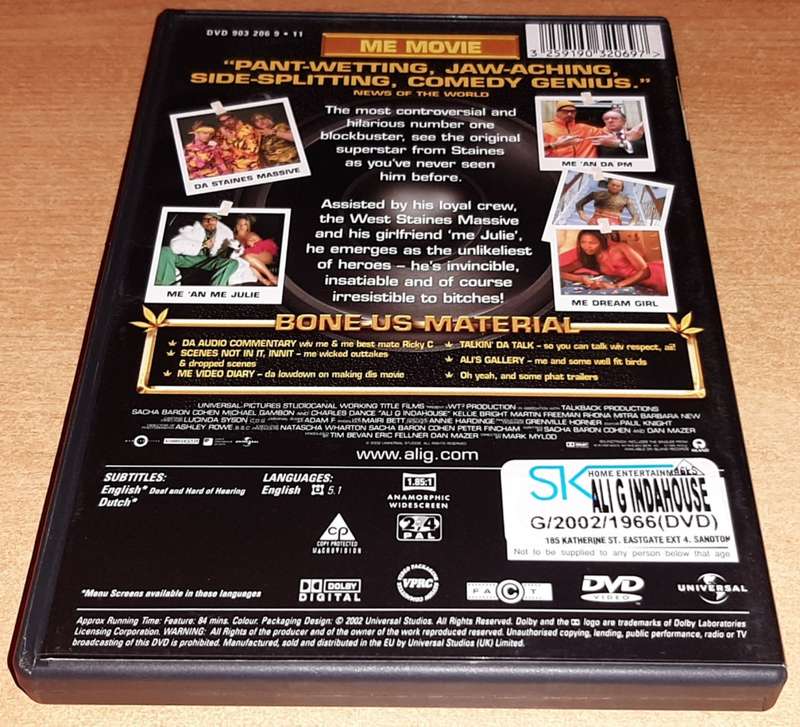 Ali G Indahouse The Movie (DVD)