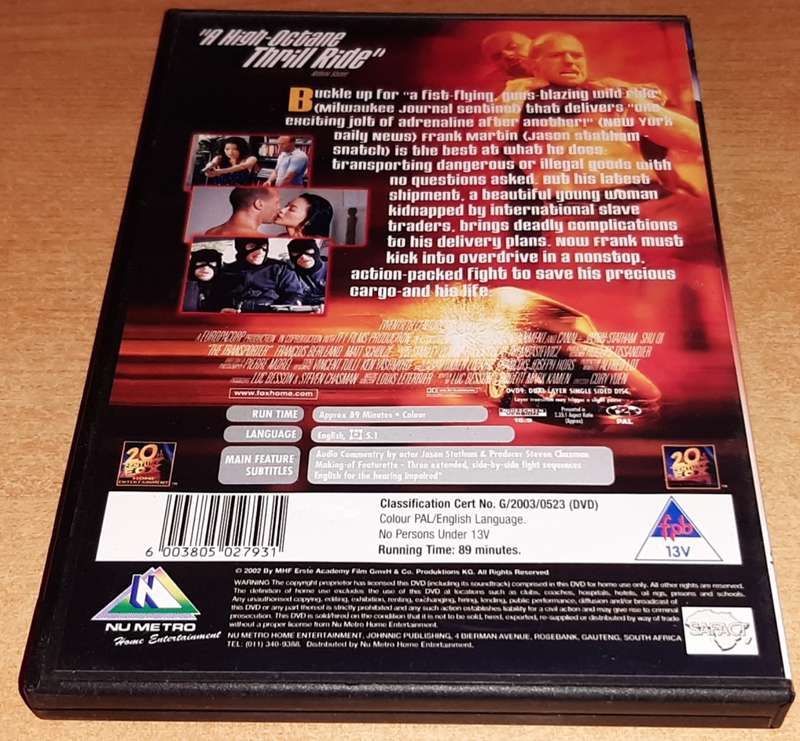 The Transporter (DVD)