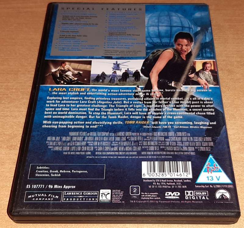 Lara Croft Tomb Raider (DVD)