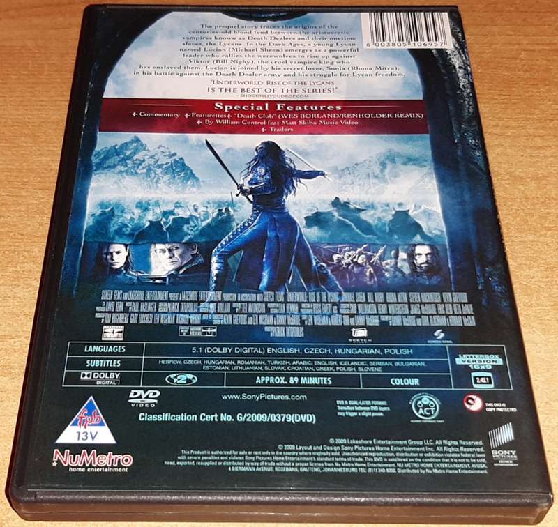 Underworld Rise Of The Lycans (DVD)
