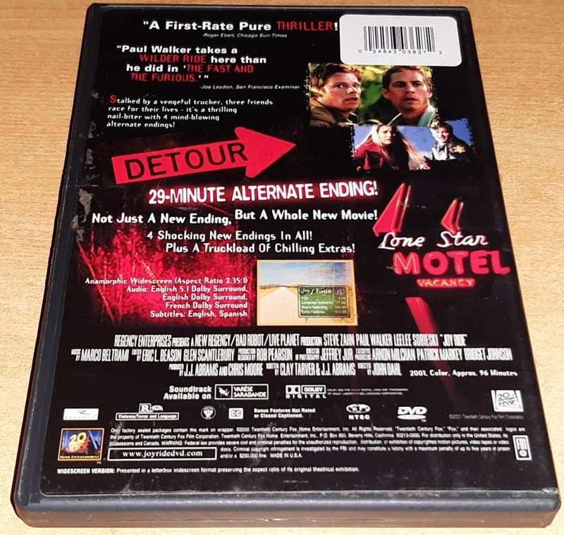 Joy Ride (Region 1 - DVD)