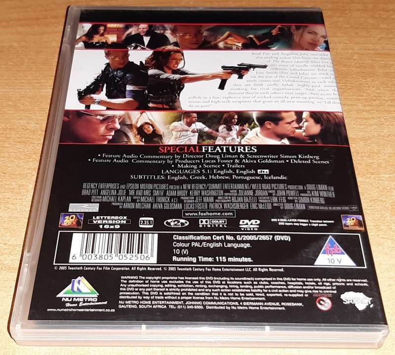Mr. & Mrs. Smith (DVD)