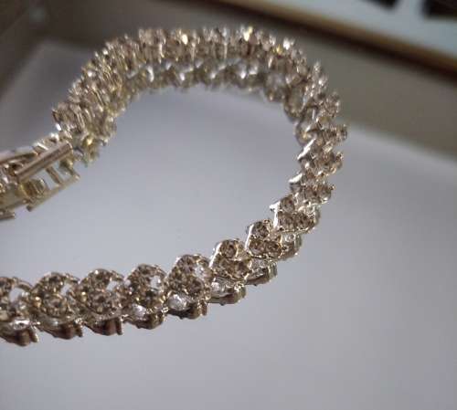 Roman Style Silver Bracelet