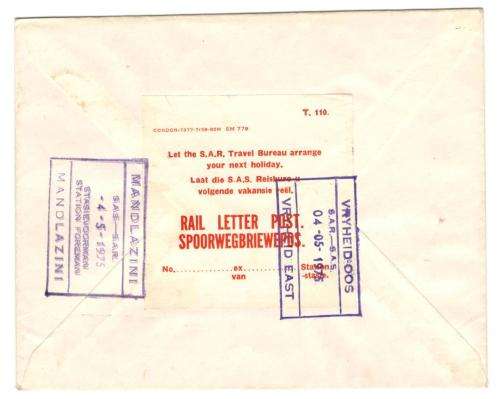 South Africa Railway Post