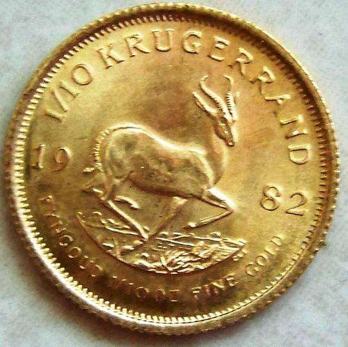 1/10 Oz Kruger Rand 1982