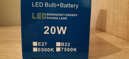 Rechargeable LED bulbs
