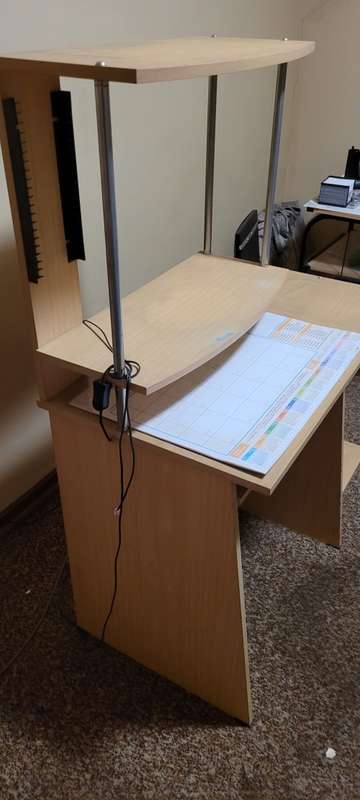 Computer Stand with space for printer and working