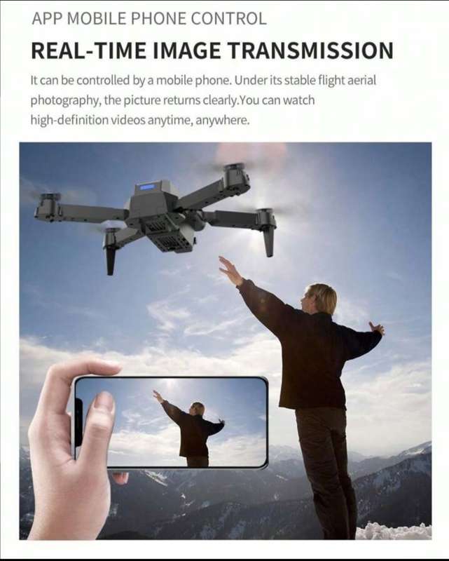 Micro Foldable Drone with Camera and Bag