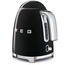 Smeg Black 1.7L Retro Kettle