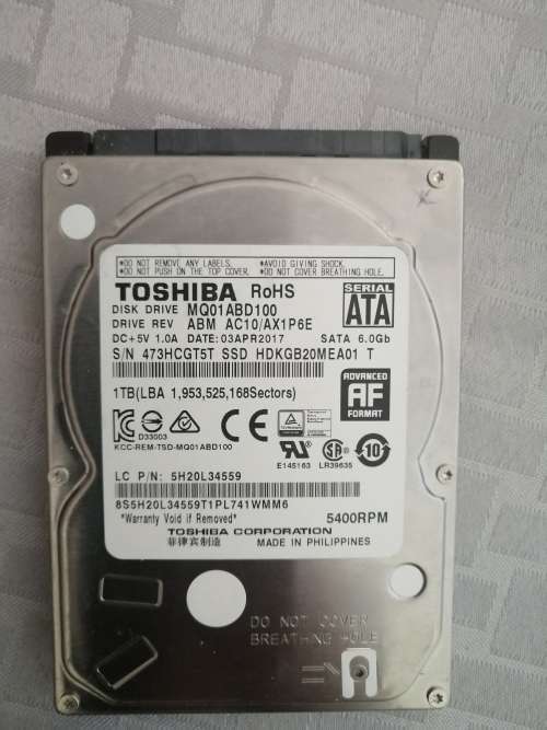 Toshiba 1TB  SSD Drive 2.5`