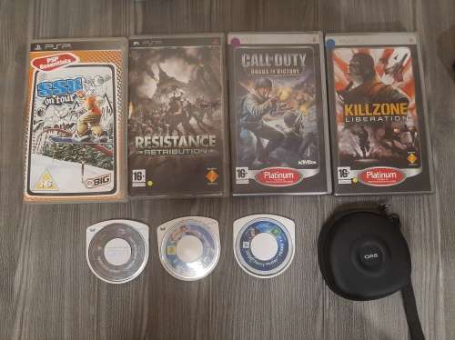 Playstation Portable (PSP) - Complete Bundle with 7 Games (FREE DELIVERY- Postnet-to-Postnet)