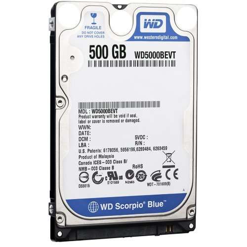 WD Scorpio Blue 500GB ** R1 START **