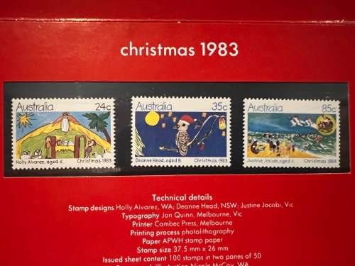 Australia Christmas 1983 Stamps
