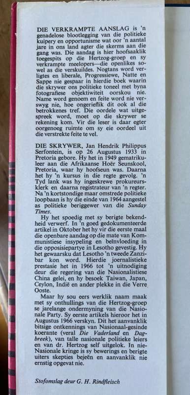 DIE VERKRAMPTE AANSLAG