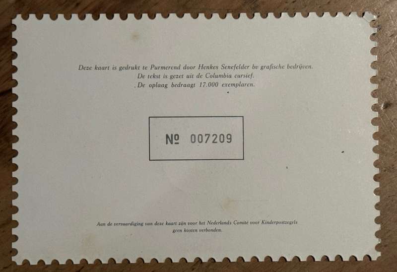 Commemorative Stamp Card Nederland