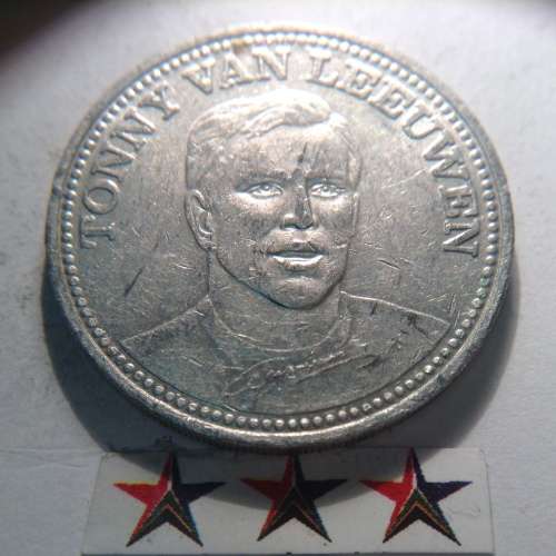 1970 Shell voetbal top 20 token Tonny van Leeuwen