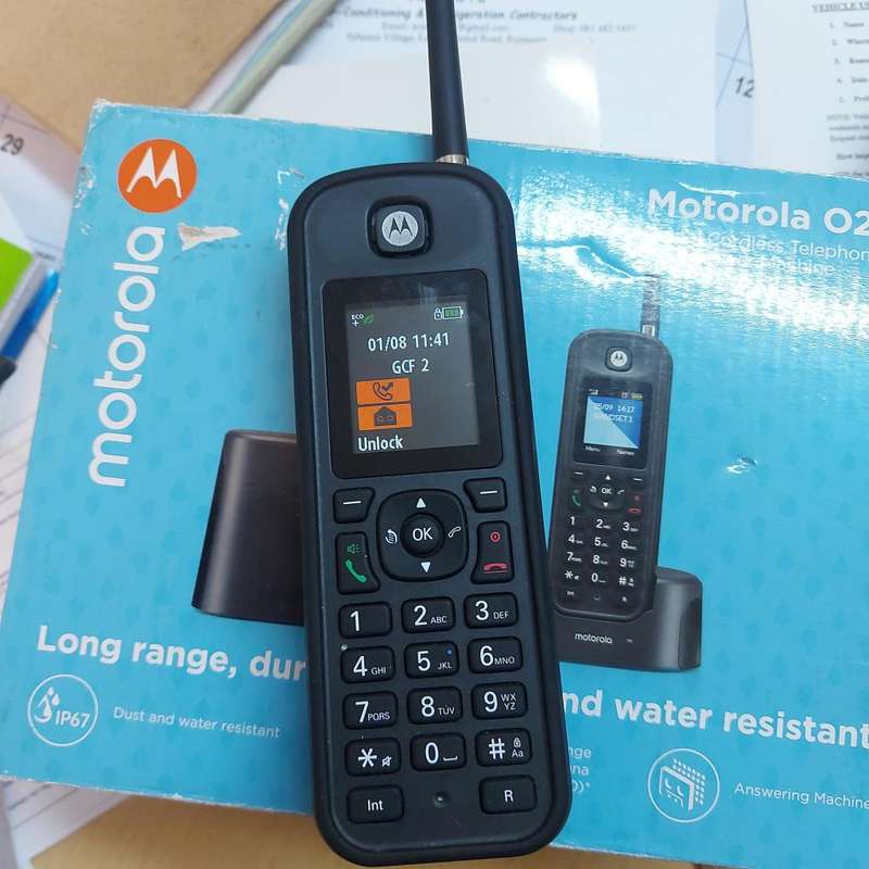 Cordless Motorola Phone O211 with Answering machine