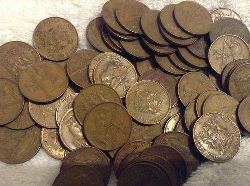 Lot of 150 Second Decimal RSA coins