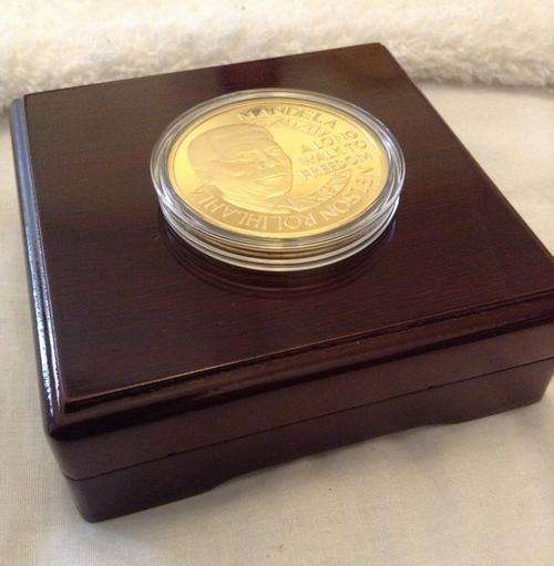 Awesome Long walk to freedom Nelson Mandela 1OZ medal