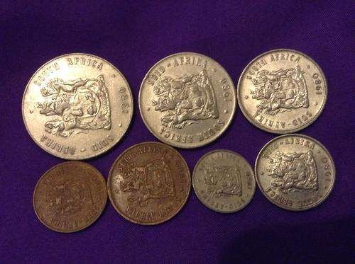 1980 2nd decimal SA coin set