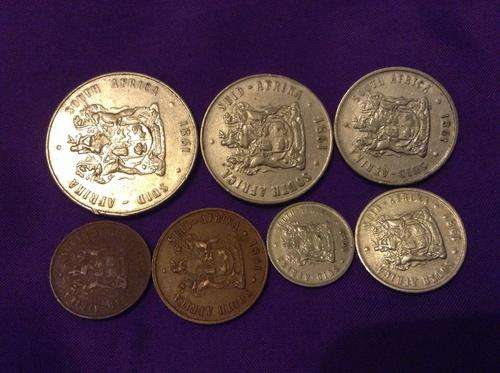 1981 2nd decimal SA coin set