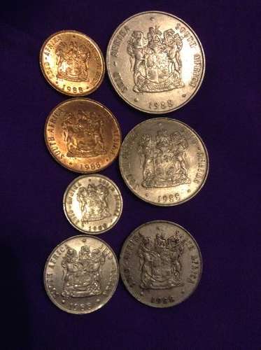 1988 2nd decimal SA coin set