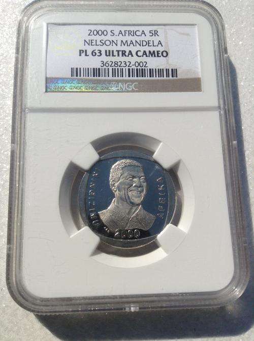 2000 Nelson Mandela PL 63 Ultra Cameo R5