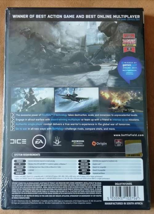 BattleField 3 for PC