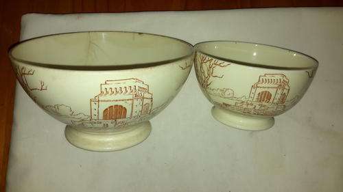 2 x Voortrekker Monument Commemorative Bowl 1838 - 1938