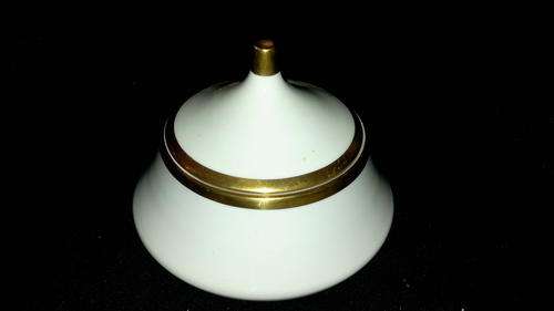Waldershof Bavaria Germany bowl with lid 22 karat gold