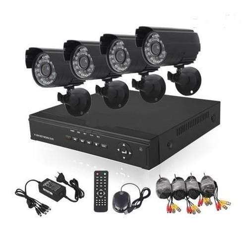 New in Stock!!! 4 Channel 900TVL Security Surveillance System With Internet & 3G Phone Viewing