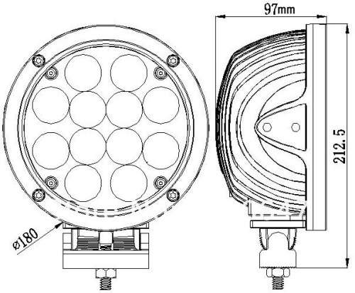 BRAND NEW!!! 60W 4D FOCUSED BEAM HEAVY DUTY LED SPOTLIGHT FOR ALL 4X4 LOVERS!!!