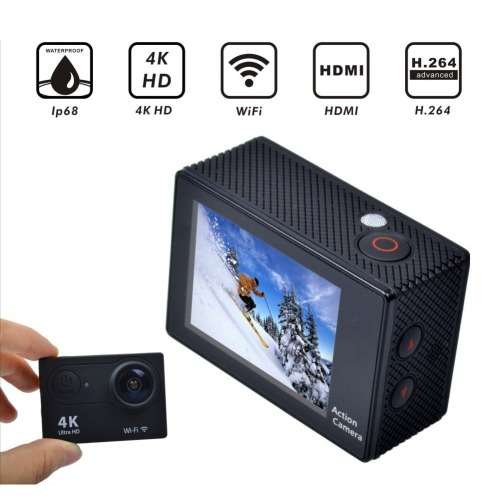 WOW!!! 4K WiFi Waterproof Sports Action Camera + Remote - Ultra HD - Super Wide Angled Lens - HDMI