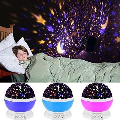Brand New!!! 360° Rotating LED Starry Night Sky Projector Lamp