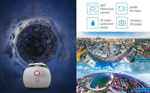 ELITE 360 Degree Panoramic Wireless Sport Camera-Wifi-16 MP HD-30fps