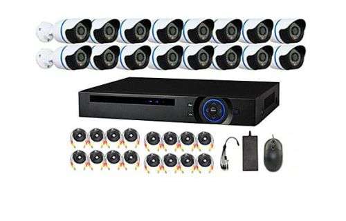 COMPLETE 16 Channel AHD 5 MEGA PIXEL Security Surveillance System with Internet & 3G Phone Viewing