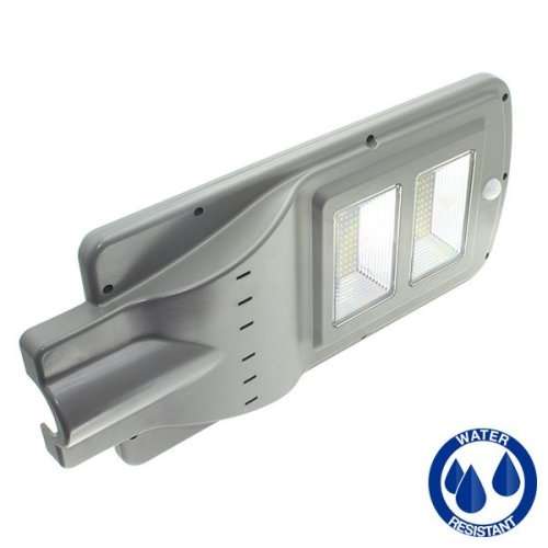 60W LED Solar Power Street Light, PIR Motion Sensor, Waterproof, Night Sensor