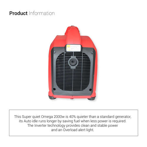 OMEGA 2000W 4-STROKE SILENT INVERTOR GENERATOR OP-2000IC
