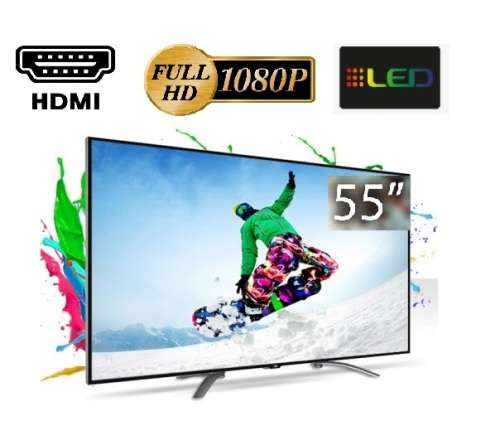 CRYSTAL CLEAR 55" FULL HD LED SLIMLINE TV, HDMI, USB - Sealed in the Box!