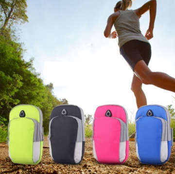 Sports Double Zipper Arm Pouch / Bag - Superb Quality!