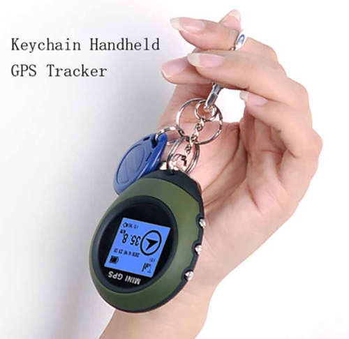 Portable Mini Handheld Key Chain Design GPS Tracker Tracking Device - Never Get Lost Again!
