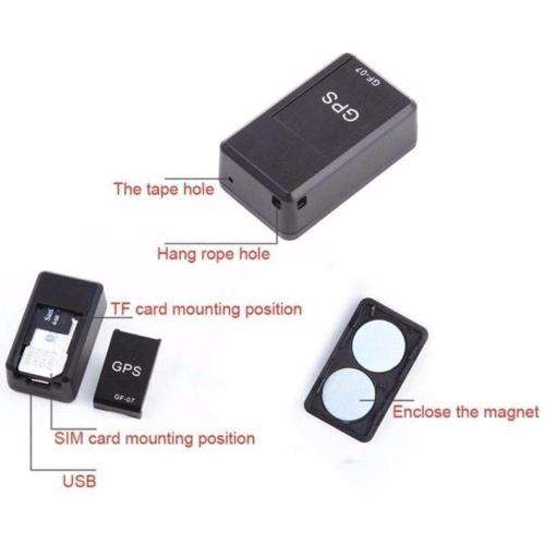 Mini GF-07 GPS Tracker - Magnetic - SOS Tracking Device for Vehicle/Car/Person Location  - Real Time