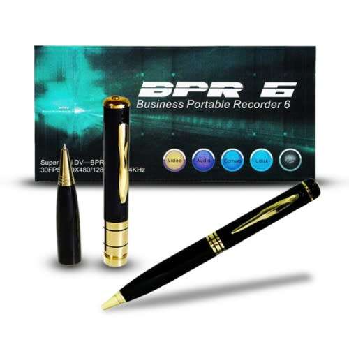 Business Portable Video/Lecture Recorder 6 - BPR6 - Spy Camera Pen.
