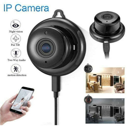 Mini Wifi HD V380 IP Camera - Wireless - Infrared Night Vision - Motion Detect - 2 Way Communication