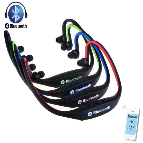 Waterproof Wireless Sports Bluetooth In-ear Neckband - Micro SD Card Slot - Hands Free