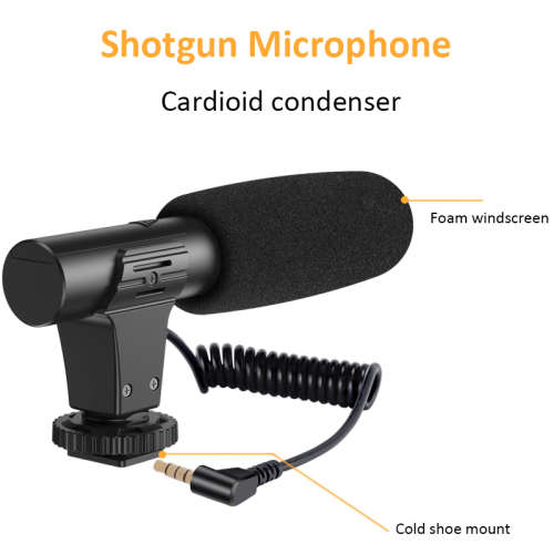 Complete Video Vlogging Kit - Microphone - 36 LED Light - Tripod Phone Holder - Remote Control